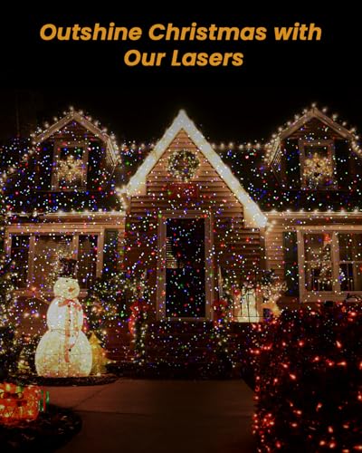 RGB Laser Light Projector with RF Remote and Timer W48247