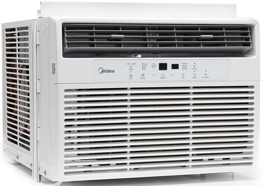 12,000 BTU 115V Smart Window Air Conditioner with Remote, White Y210182