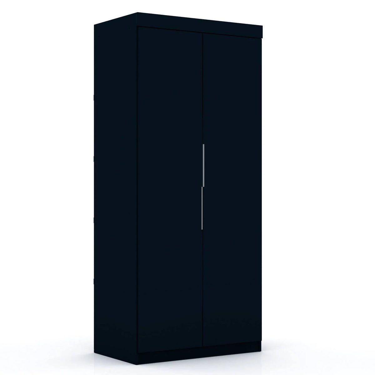 Blue Wood Sectional Corner Wardrobe Closet B131