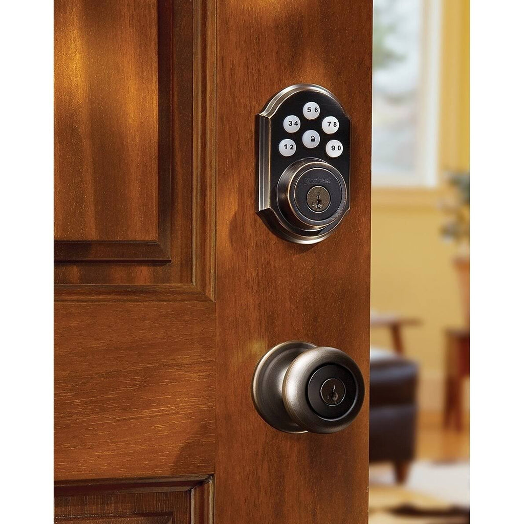 Bronze Electronic Touchpad Deadbolt H2812