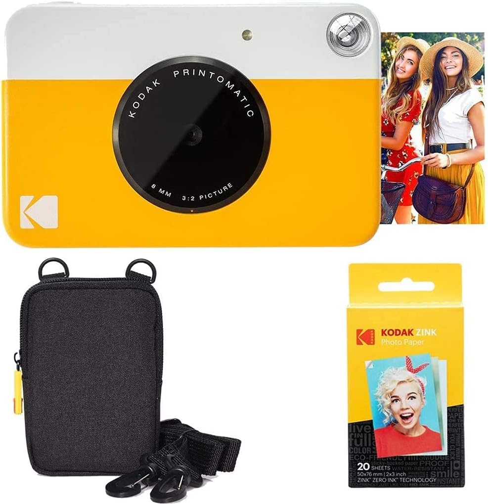 Instant Camera + Zink Paper + Case K16630