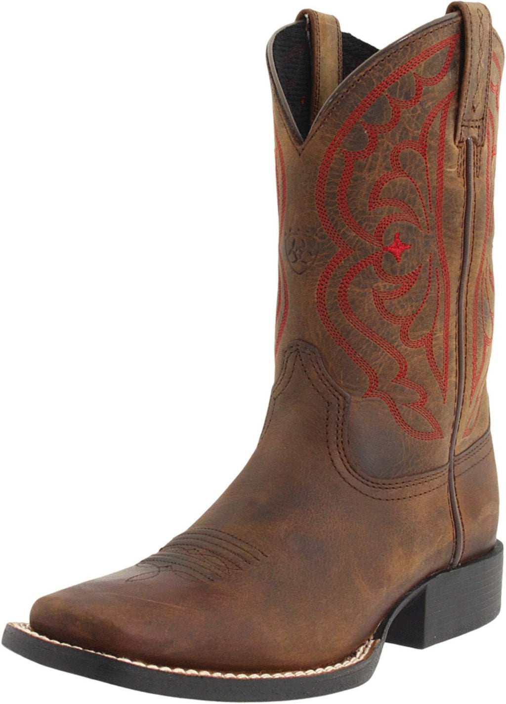 Distressed Brown Kids Quickdraw Boots T4232