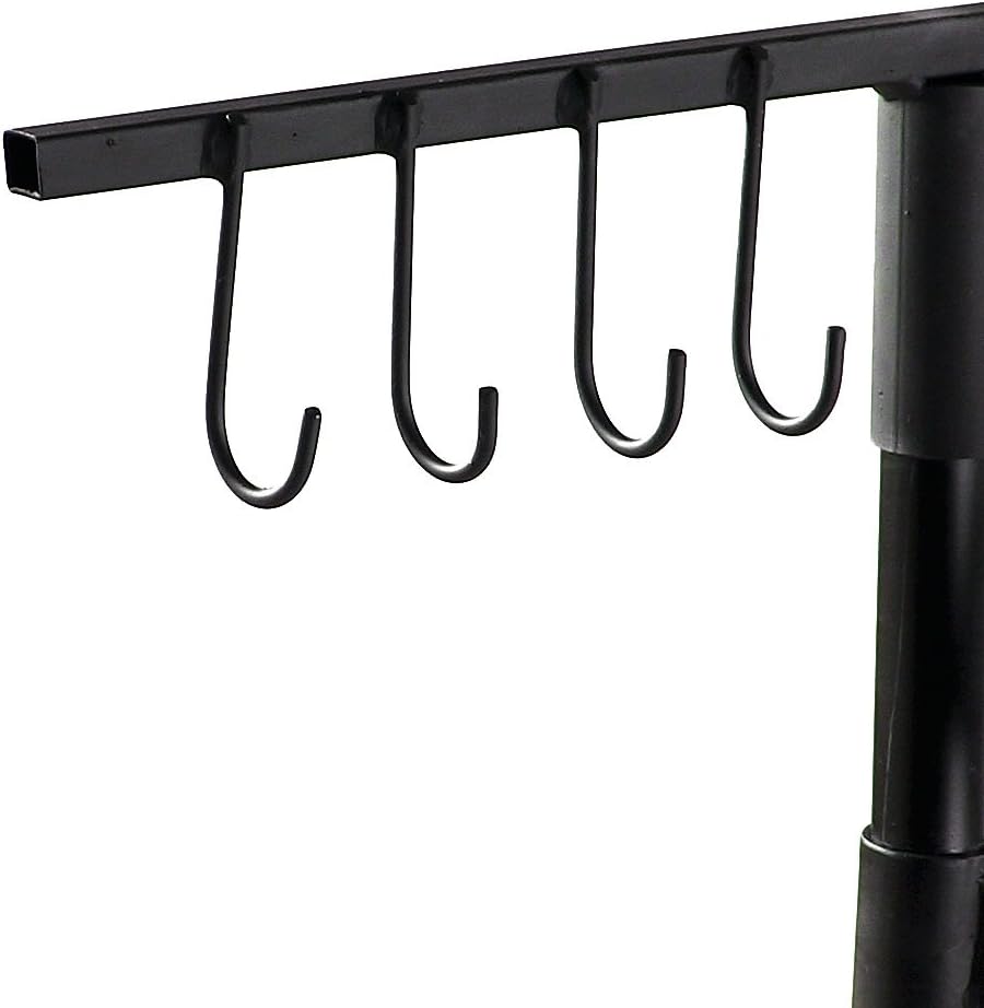 Dual Campfire Steel Cooking Grill Grate Swivel System with Stand V586