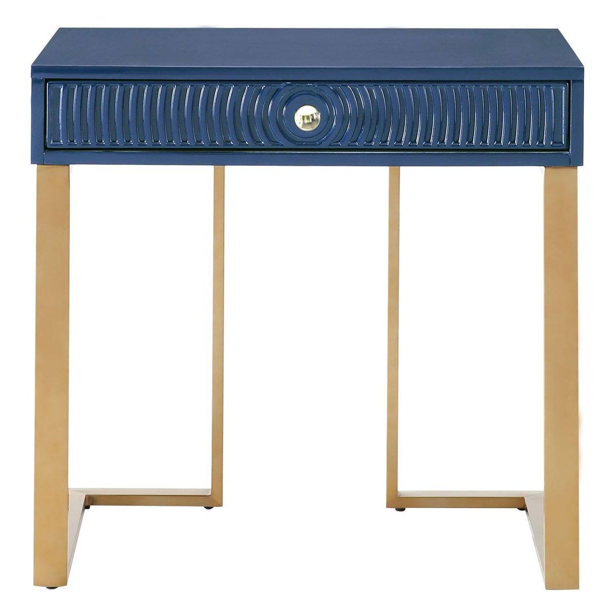 Blue Lacquer Side Table K817