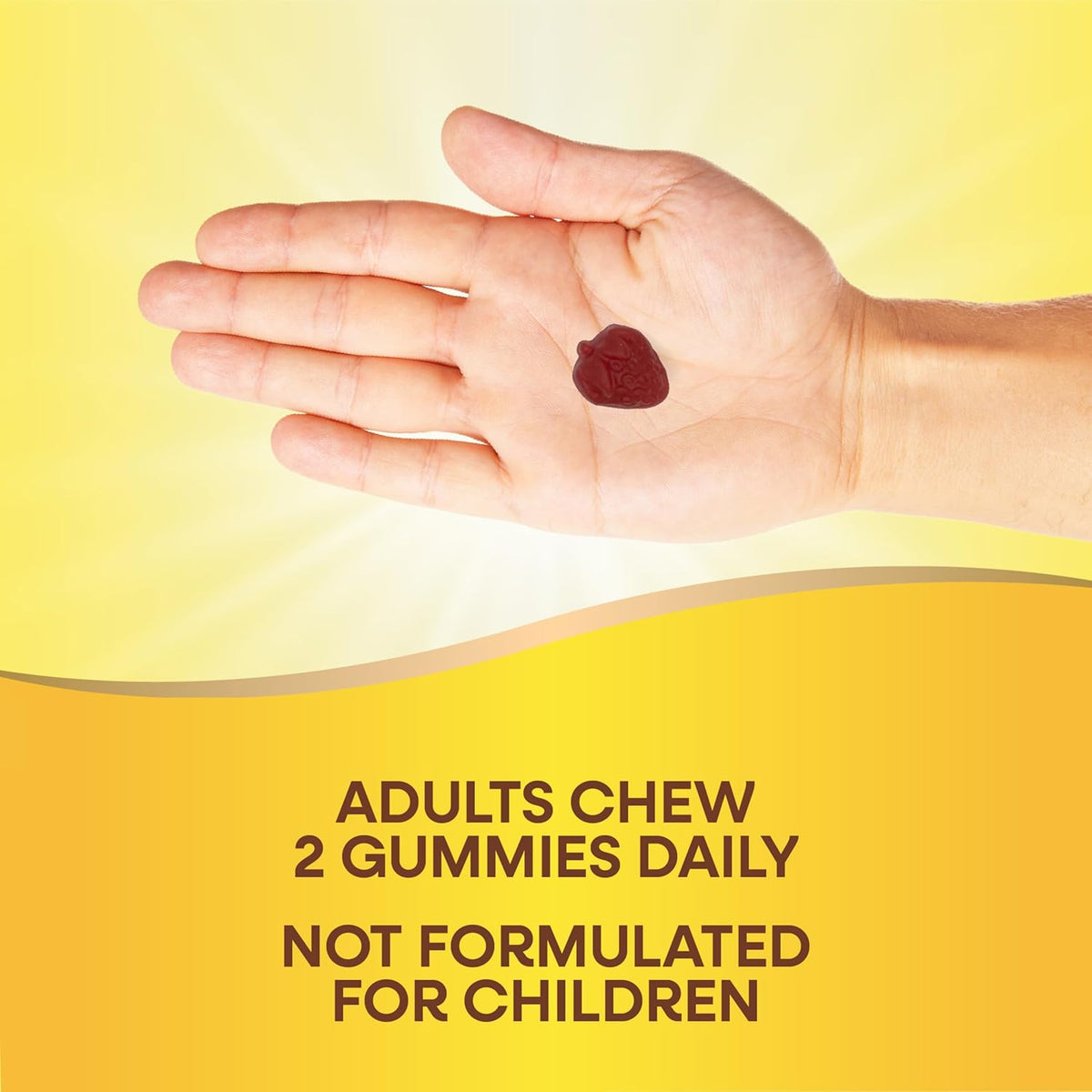 Strawberry Flavored Hair Skin & Nails Gummies, 60 Gummies J755