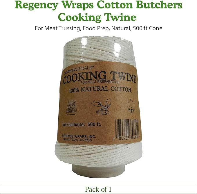 Food-Safe Cotton Butchers Cooking Twine 500ft 16 Ply 2.4mm K300709