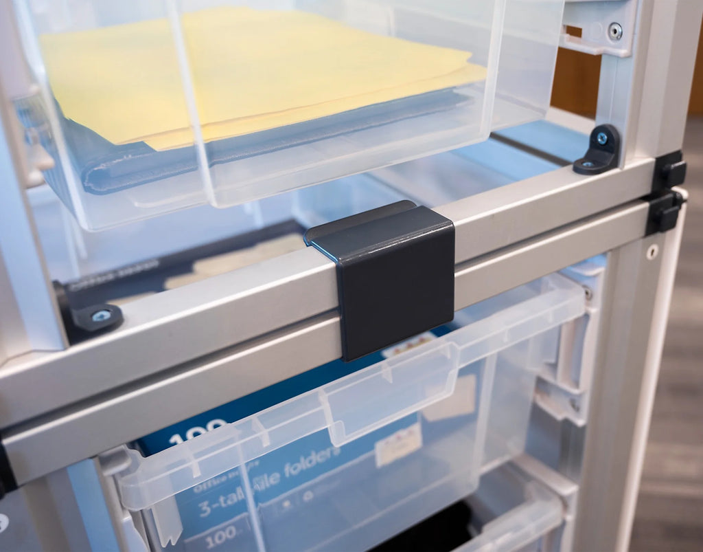 Modular Classroom Storage Cabinet with 12 Clear Bins V3549