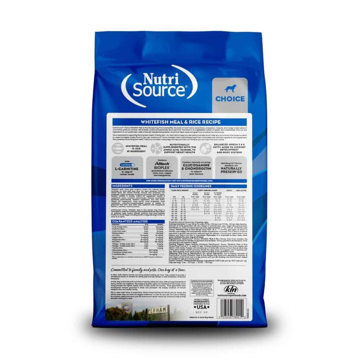 Whitefish Meal Rice Recipe Dry Dog Food J6233
