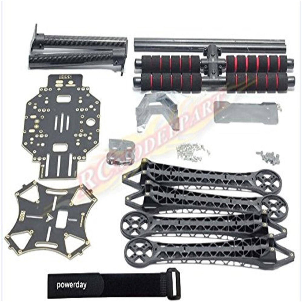 Quadcopter Fuselage Frame Kit PCB Version with Carbon Fiber Landing Gear Skid E65820