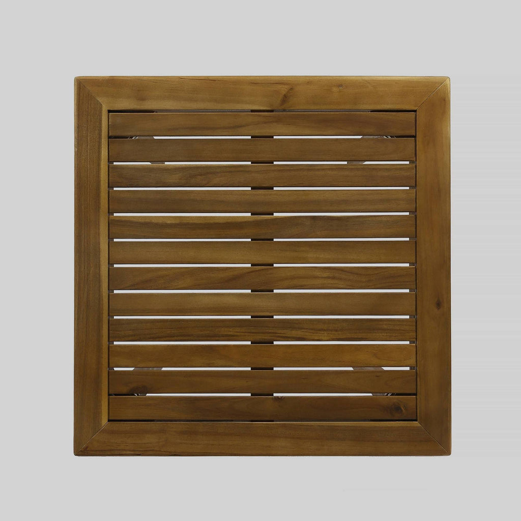 Acacia Wood Square Bar Table C693426