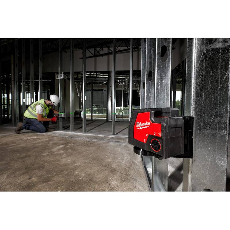 Green Rechargeable Cross Line Laser Level and LED Flood Light V3223