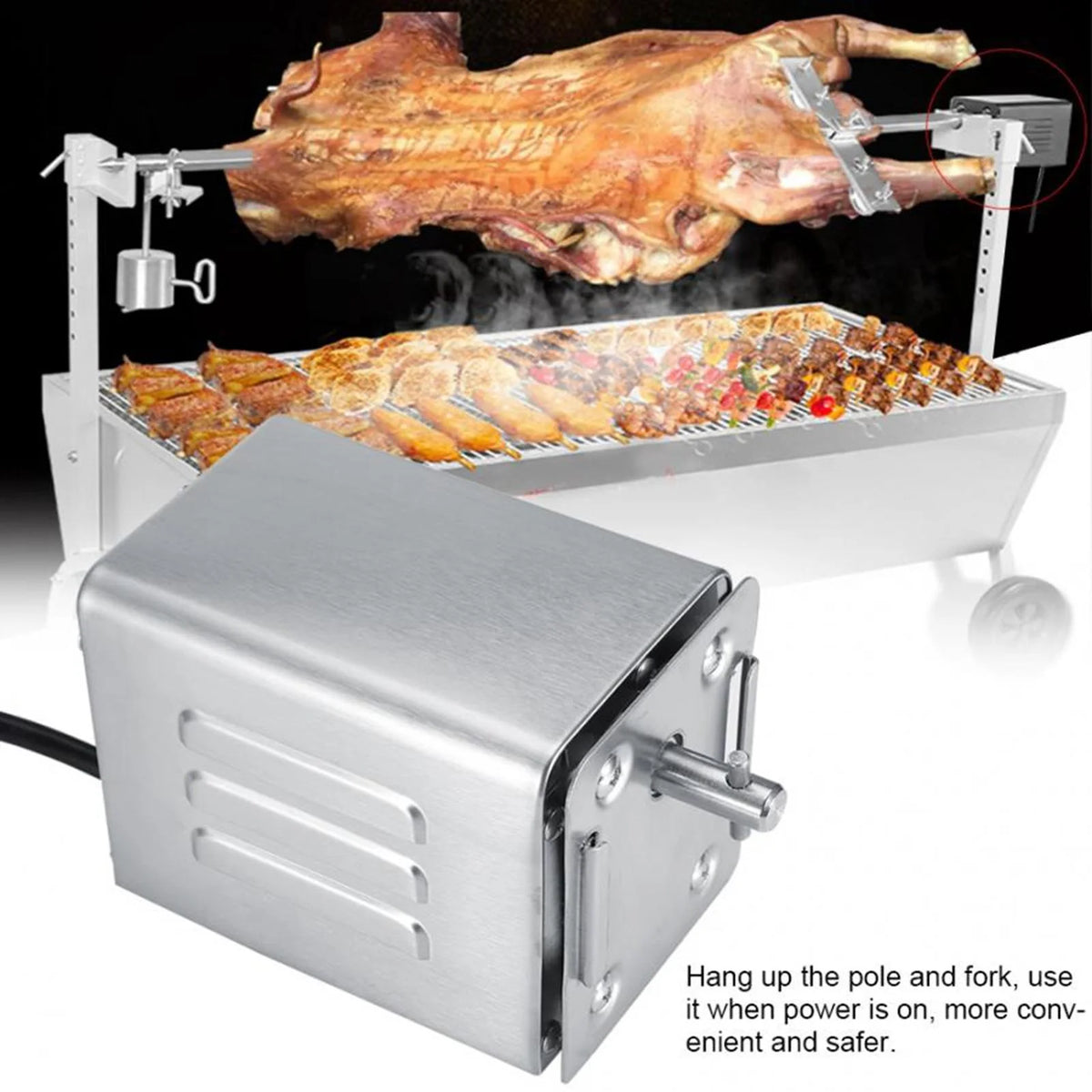 Rotisserie Motor Electric Motor 3-5RPM D6712