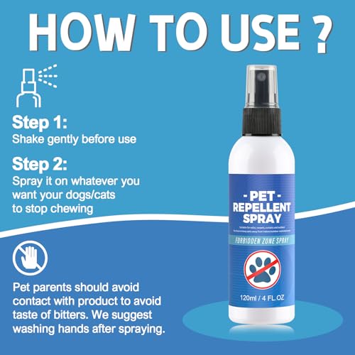 120ML No Chew Dog Deterrent Spray U26749