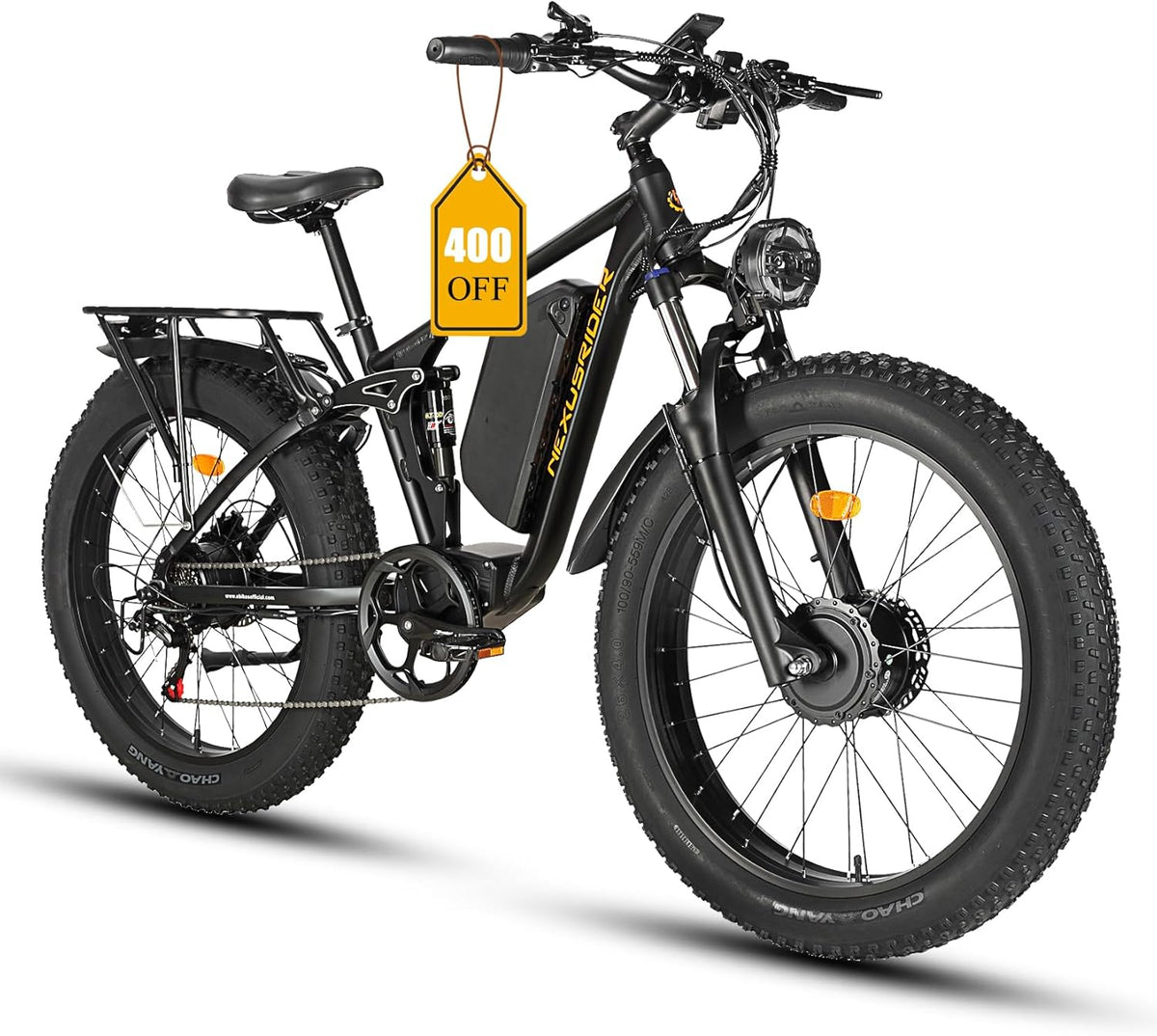 26" Fat Tire Electric Bike U45564