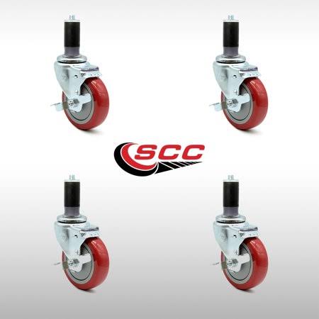 4 inch Swivel Caster Set with Brake V8360