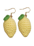 Blue Crocheted Lemon Drops Earrings T886