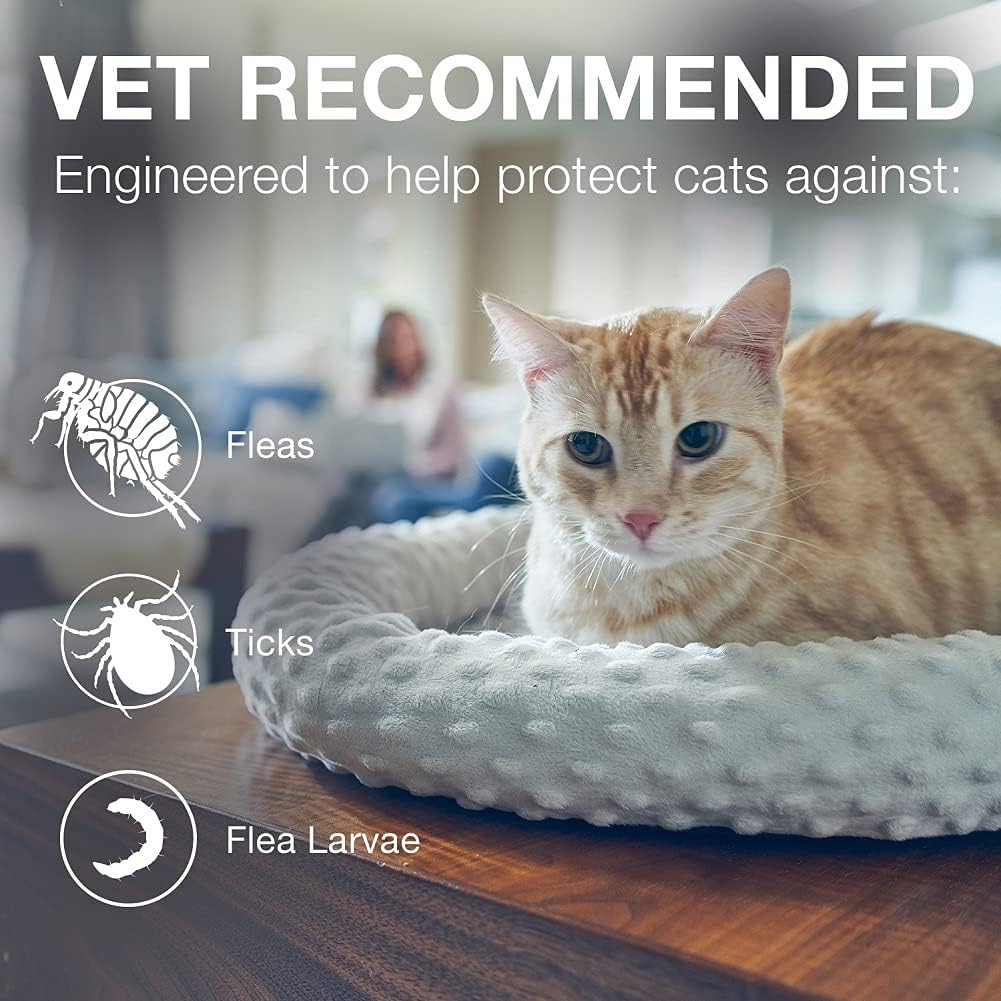 Flea and Tick Collar for Cats, 8-month U3371
