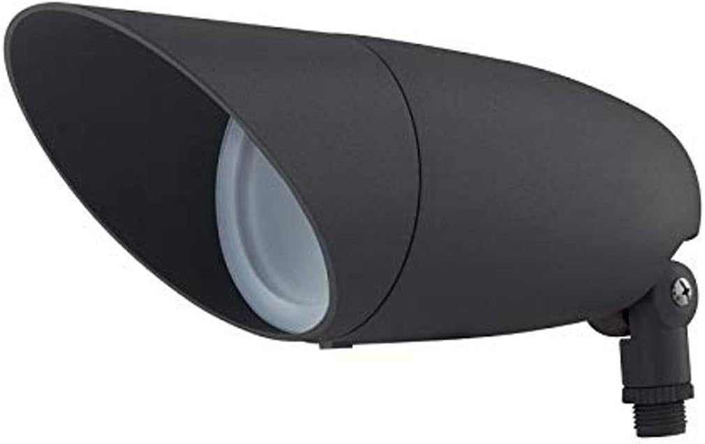 12.2-Inch LED Landscape Floodlight, 12W, 3000K, Light Gray Y65552