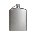 Titanium Flask Hip Flagon with Screw Clip Ultralight Flat Bottle with Ti Funnel J238279