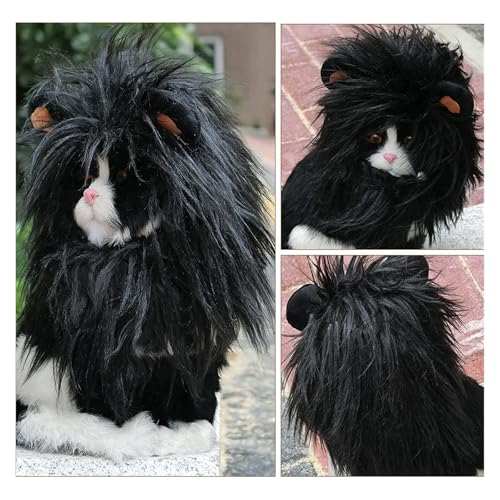 Cat Lion Mane Wig Hat Costume Q689612