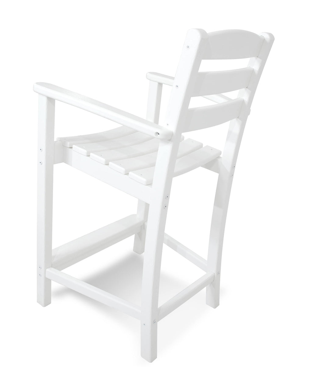 White Counter Arm Chair Q6293