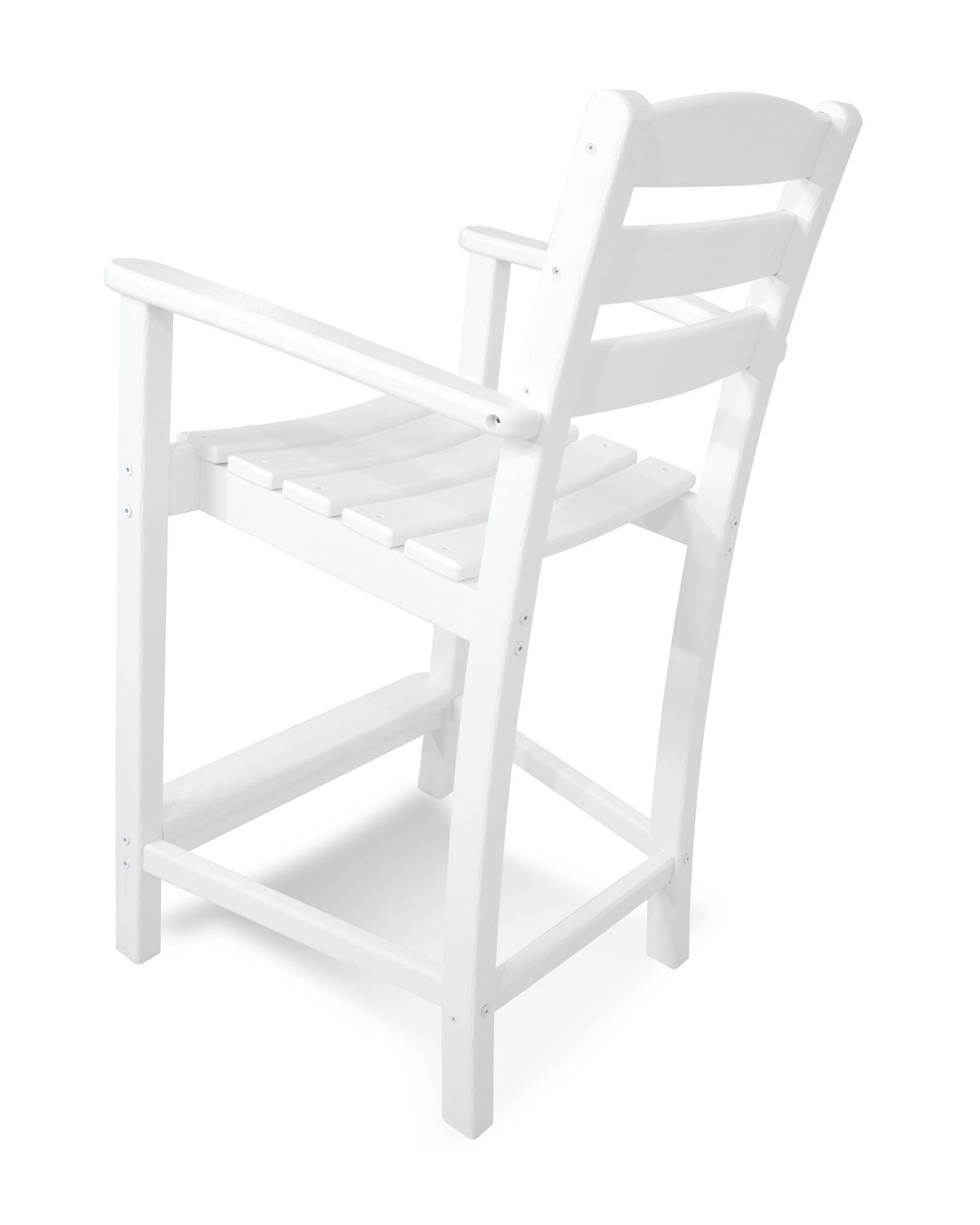 White Counter Arm Chair Q6293