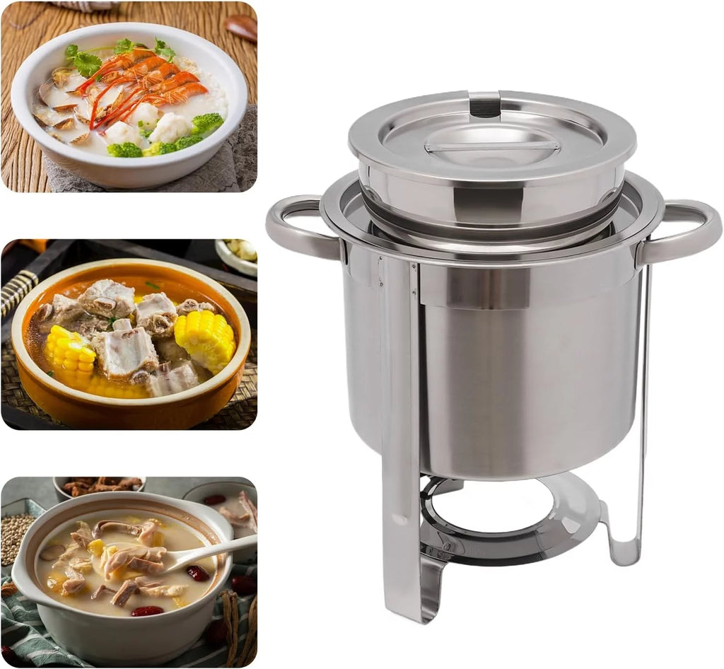 4.23-Quart Stainless Steel Soup Warmer with Lid U886