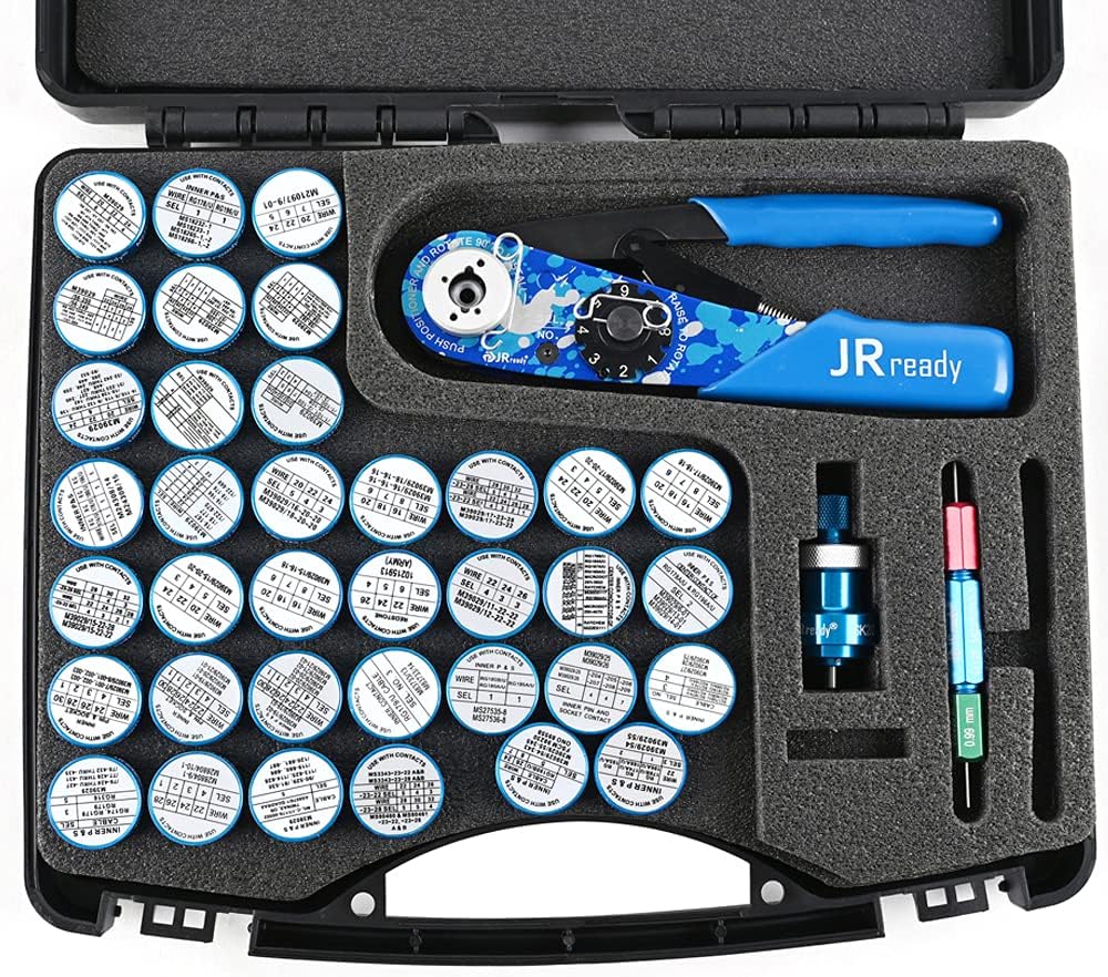 Eight Indent Crimping Tool Kit with 37 Positioner and GO NO GO GAUGE N127659
