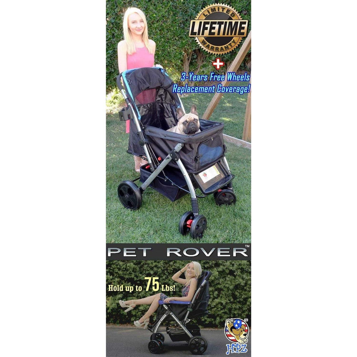 Heavy Duty Pet Stroller Q151