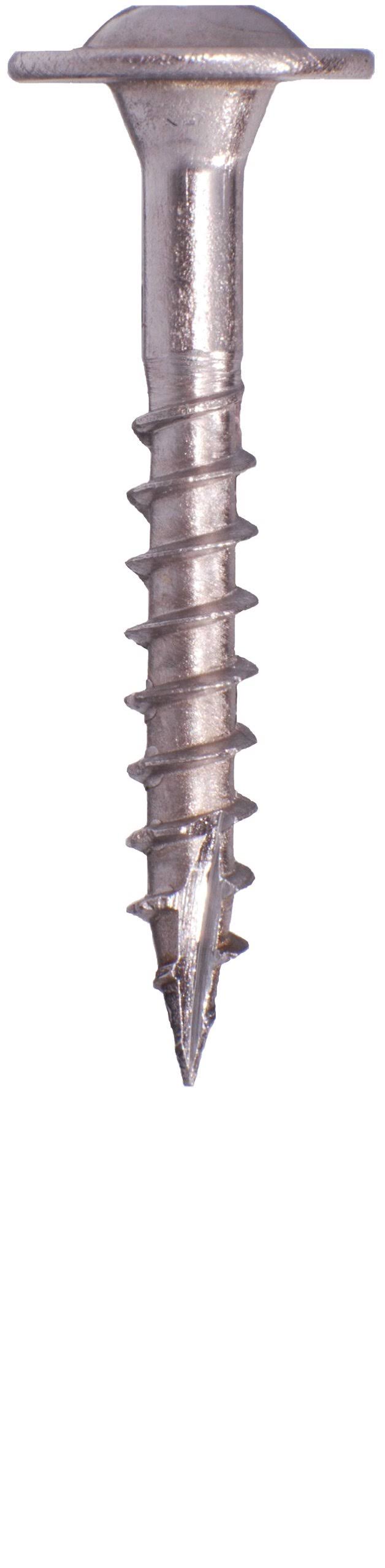 8 by 1-Inch 1/4 Cabinet Screws, 600 Screws J9490