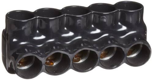 Black Insulated Multi Cable Connector 5 Ports 600 L98812