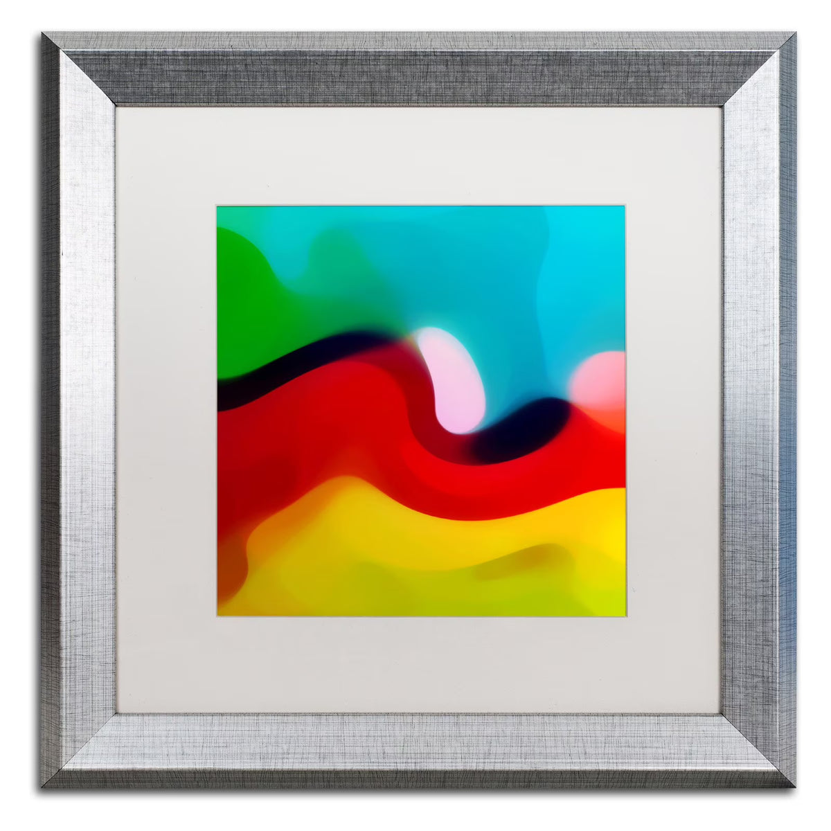 Silver Frame Canvas Art K678