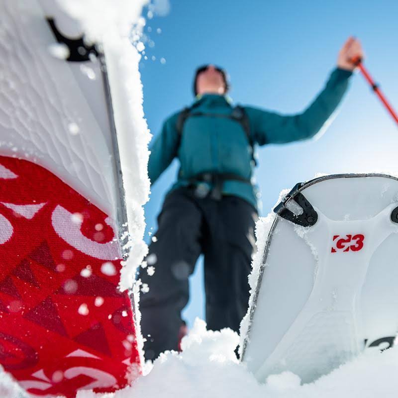 115 mm Red Climbing Skins W10326