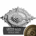 Green Gold Antonio Ceiling Medallion N528