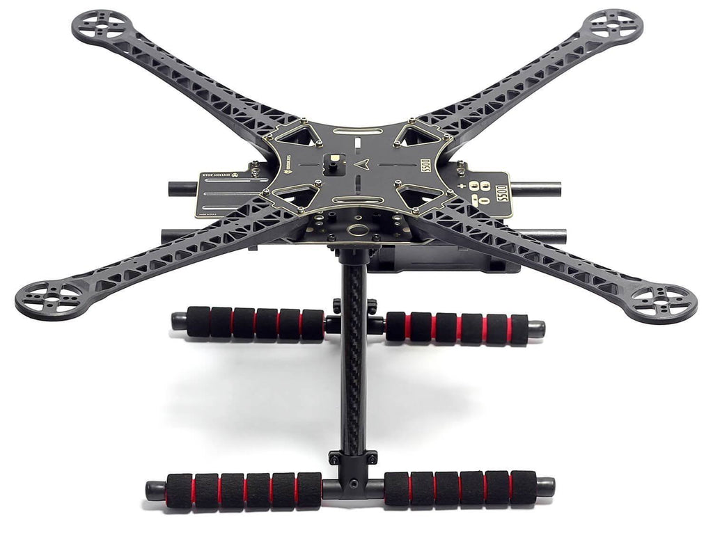 Quadcopter Fuselage Frame Kit PCB Version with Carbon Fiber Landing Gear Skid E65820