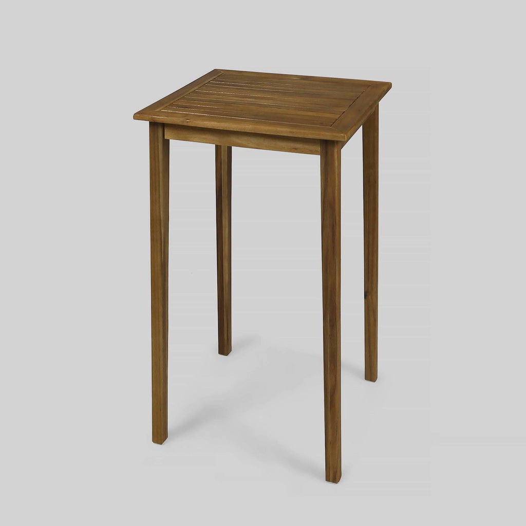 Acacia Wood Square Bar Table C693426