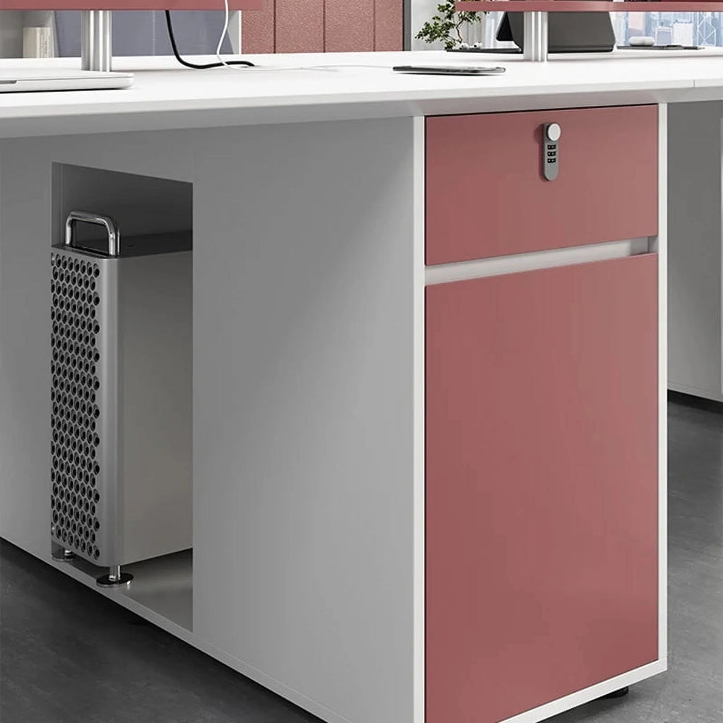 Wooden Executive Desk with Drawers O4845