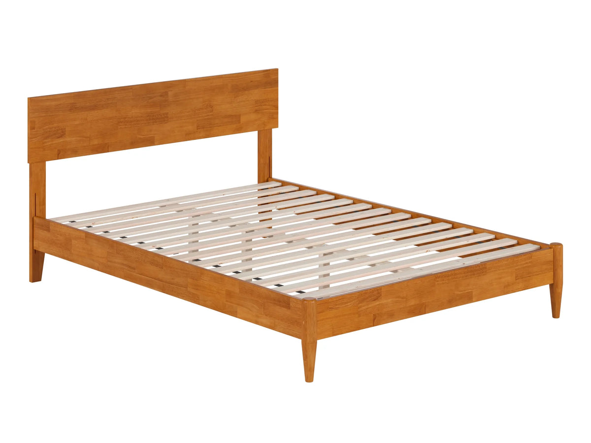 Solid Wood Low Profile Platform Bed B1113