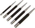 Center Punch Set, Set of 5, Hardened Tempered Steel P84566