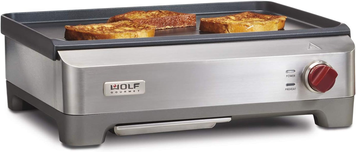 Nonstick Electric Griddle with Stainless Steel N437
