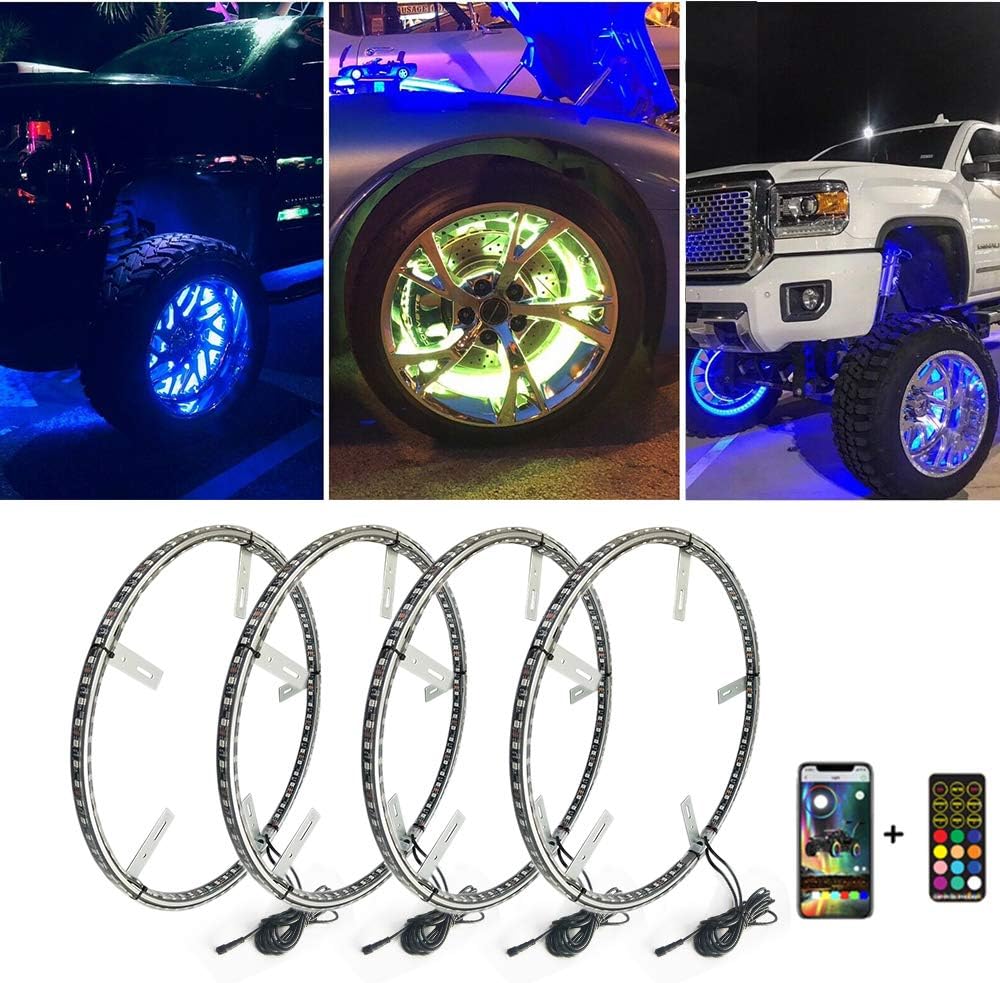17inch Double Row Wheel Ring Light Kit with Turn Signal and Braking T40150