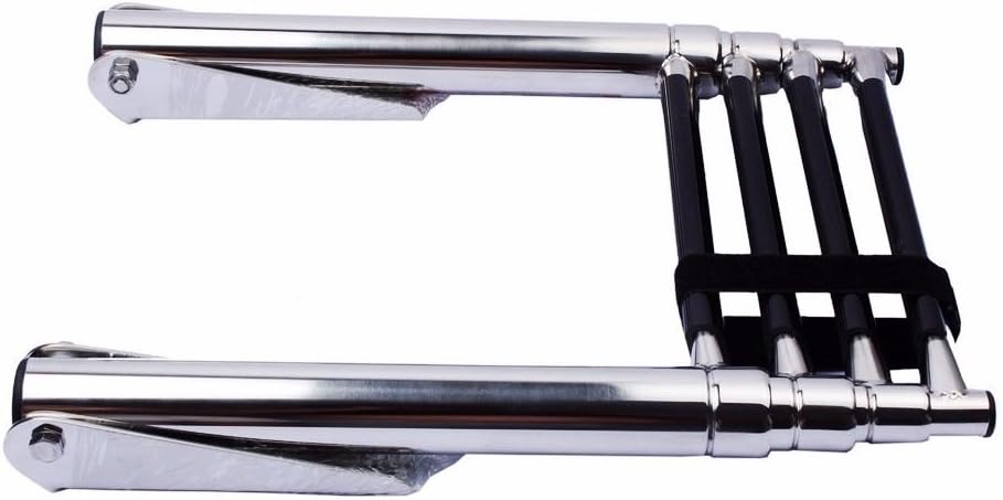 Stainless Steel Telescoping Pontoon Boat Ladder, 660 Pound Capacity, Pack of 2 G2059