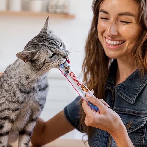 Salmon Creamy Cat Treats with Green Tea Extract & Taurine, 0.5 oz, 60 Tubes H8933
