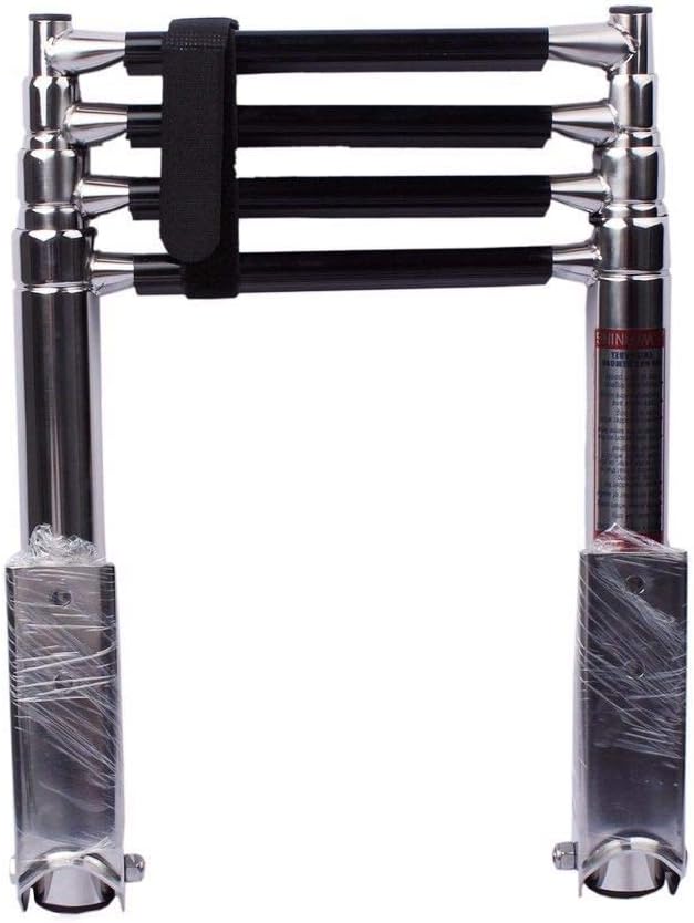 Stainless Steel Telescoping Pontoon Boat Ladder, 660 Pound Capacity, Pack of 2 G2059