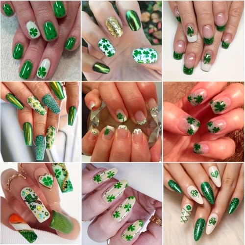 16 Sheets 7 Holiday Nail Art Stickers, Variety Pack All Season Nail Decals with Tweezers, 3D Self-Adhesive Nail Decoration M7897