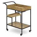Natural Bar Cart Z178