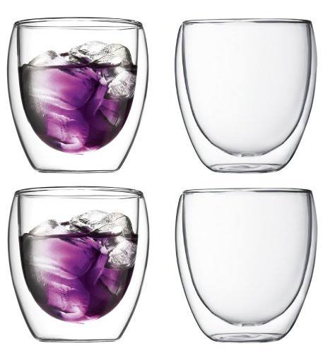 Double Wall Insulated Glasses Set of 4, 8.5 Ounces C230567