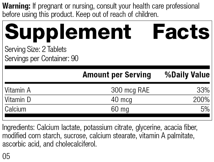 180 Tablets X7481