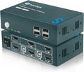 KVM Switch Dual Monitor 2 Port 4K@60Hz, HDMI, 2 in 2 Out, with 4 HDMI and 2 USB Cables L29541