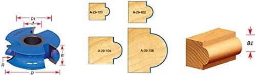 Carbide Tipped 3-Wing Heavy-Duty Bead 1/4 Radius x 4 Dia. x 13/16 X22502